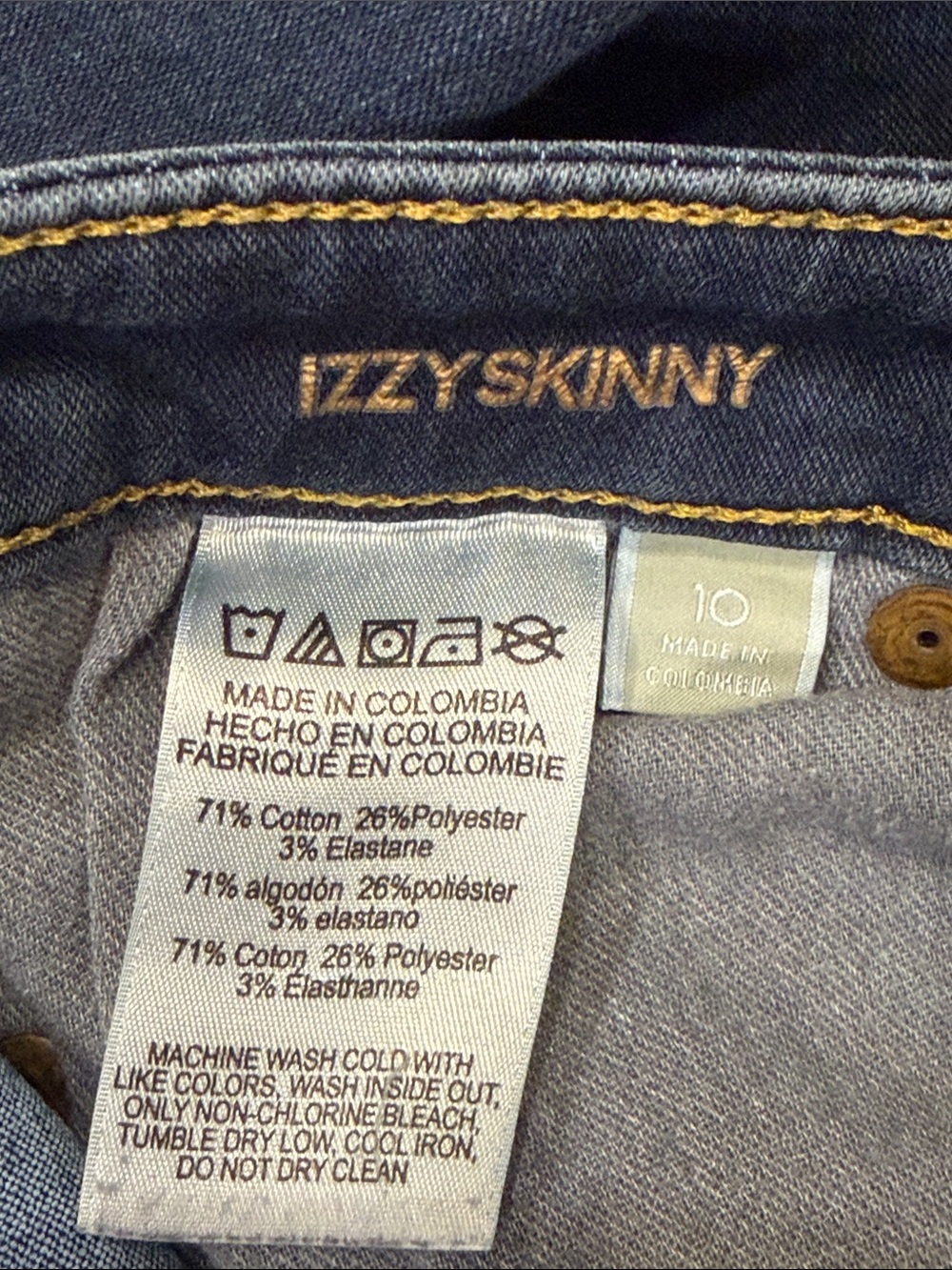 Michael Kors Navy Skinny Jeans - Women's Stretch Denim - Picture 3 of 3